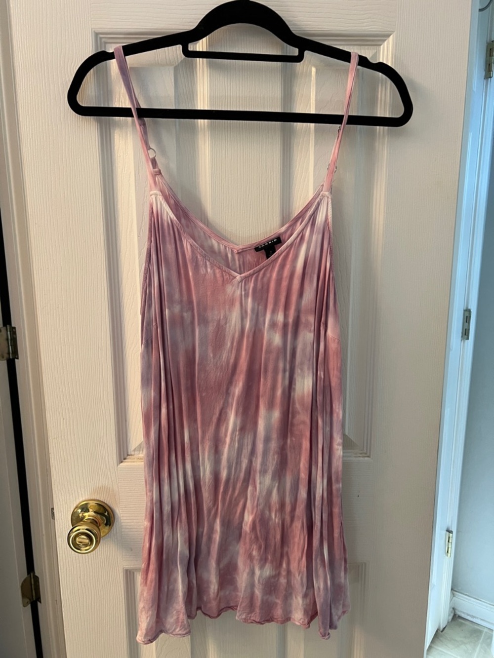 Women’s Tie-Dye Pink Slip Tank